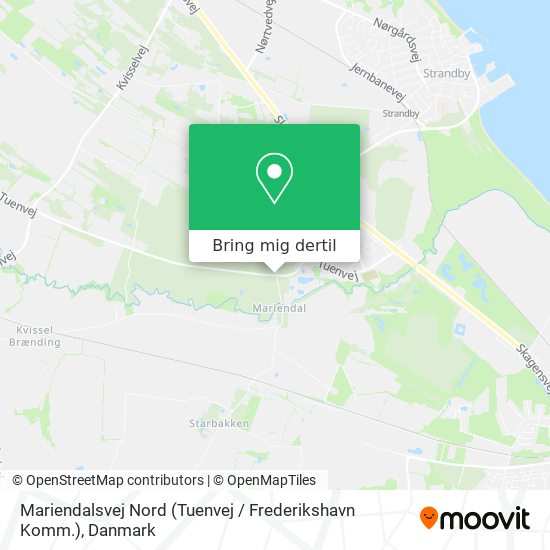 Mariendalsvej Nord (Tuenvej / Frederikshavn Komm.) kort