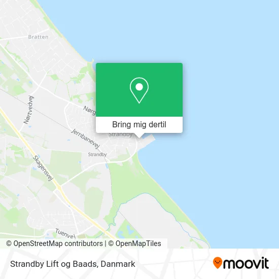 Strandby Lift og Baads kort