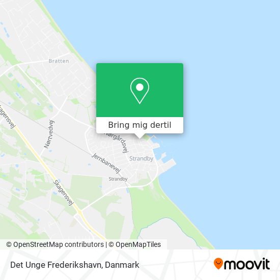 Det Unge Frederikshavn kort