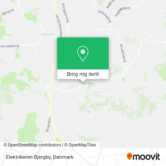 Elektrikeren Bjergby kort