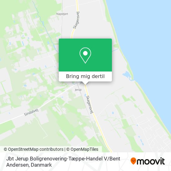 Jbt Jerup Boligrenovering-Tæppe-Handel V / Bent Andersen kort