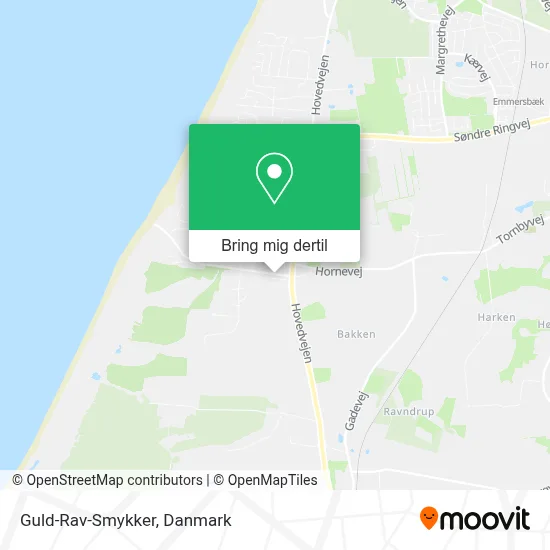 Guld-Rav-Smykker kort