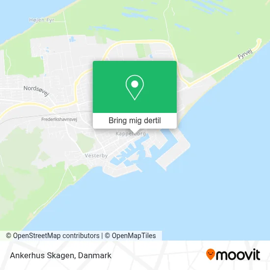 Ankerhus Skagen kort