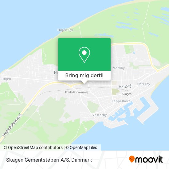 Skagen Cementstøberi A/S kort