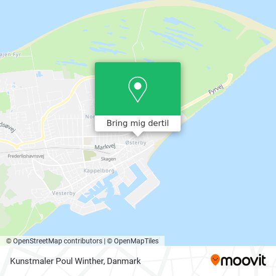 Kunstmaler Poul Winther kort