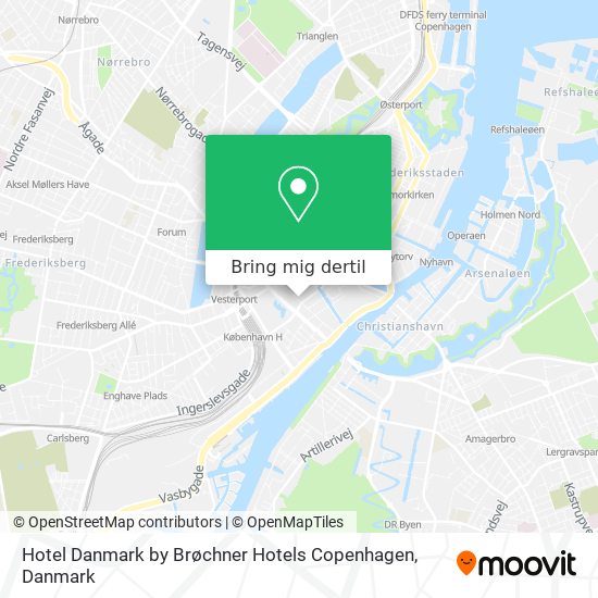 Hotel Danmark by Brøchner Hotels Copenhagen kort