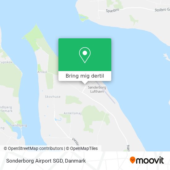 Sonderborg Airport SGD kort