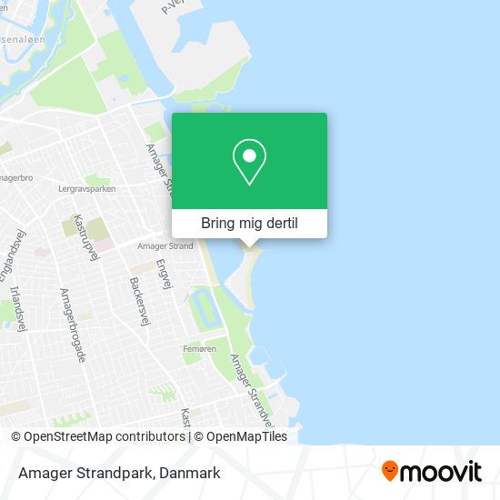 Amager Strandpark kort