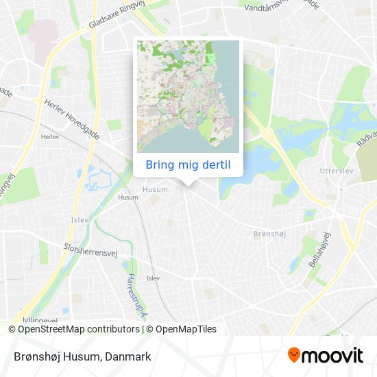 Brønshøj Husum kort