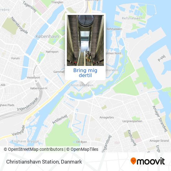 Christianshavn Station kort