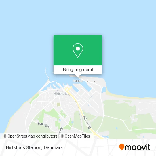 Hirtshals Station kort