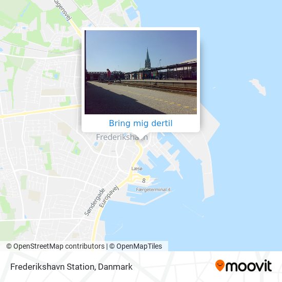 Frederikshavn Station kort