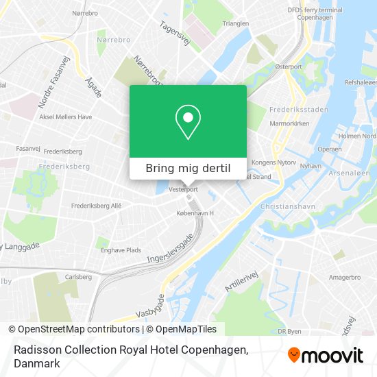Radisson Collection Royal Hotel Copenhagen kort