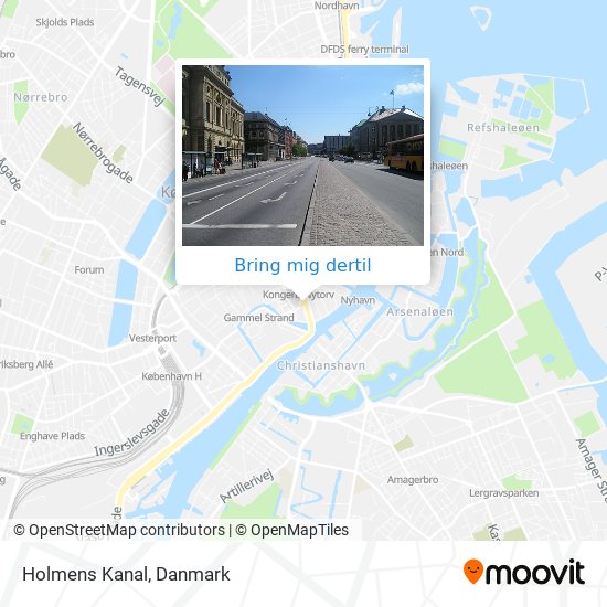 Holmens Kanal kort