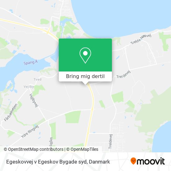 Egeskovvej v Egeskov Bygade syd kort