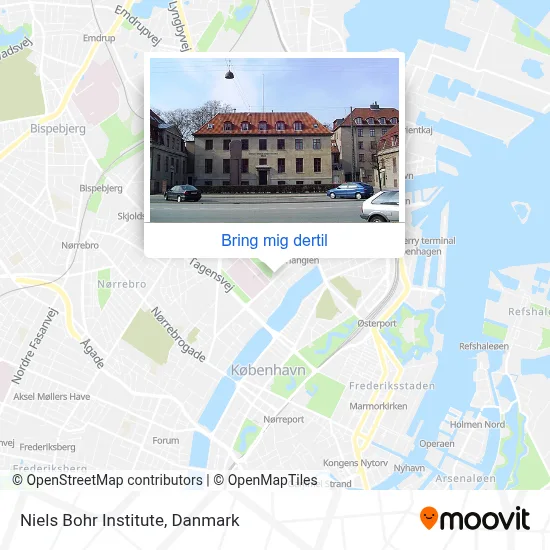 Niels Bohr Institute kort