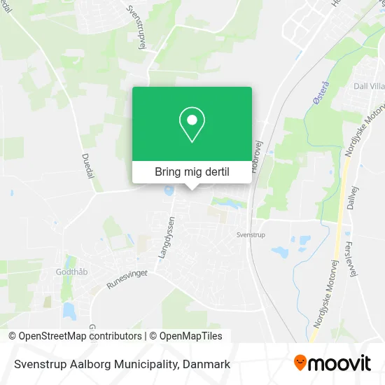 Svenstrup Aalborg Municipality kort