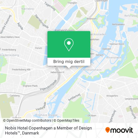 Nobis Hotel Copenhagen a Member of Design Hotels™ kort