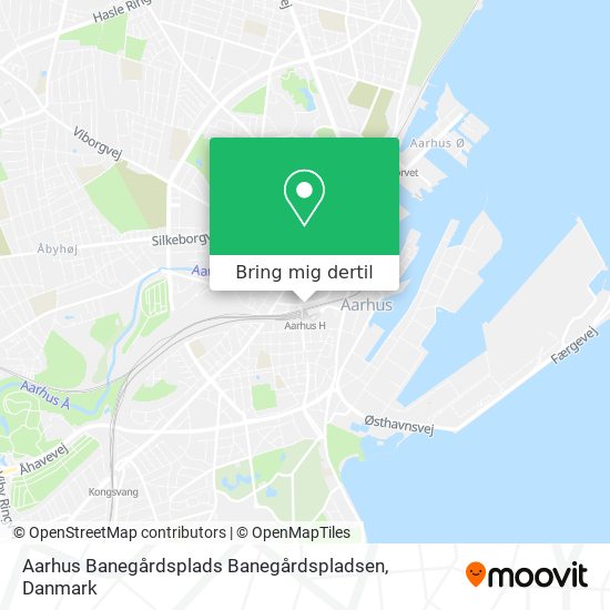 Aarhus Banegårdsplads Banegårdspladsen kort
