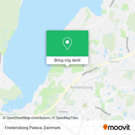 Fredensborg Palace kort