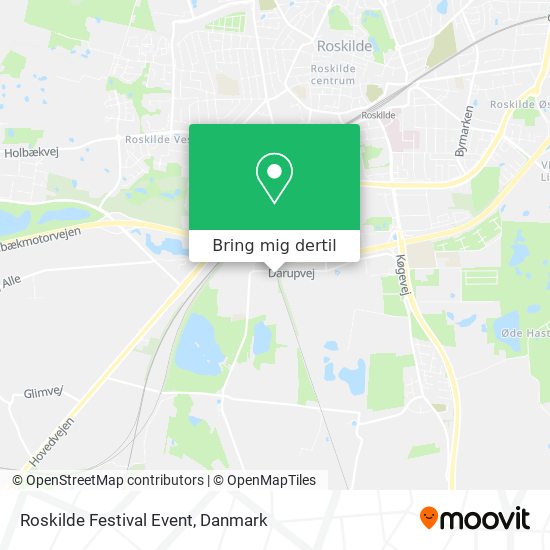 Roskilde Festival Event kort