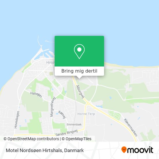 Motel Nordsøen Hirtshals kort