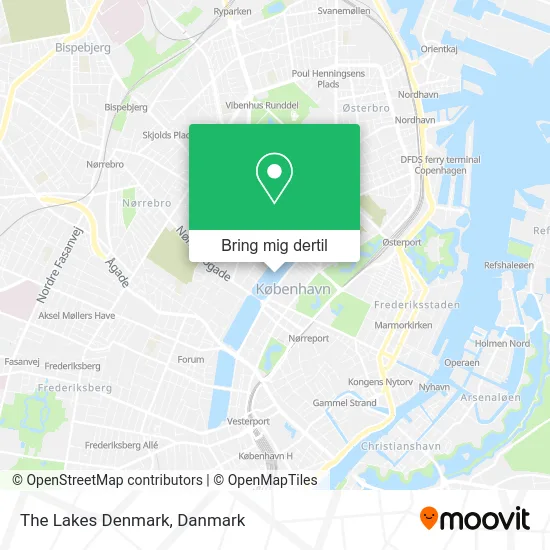 The Lakes Denmark kort