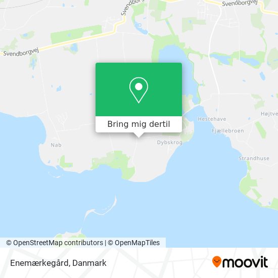 Enemærkegård kort