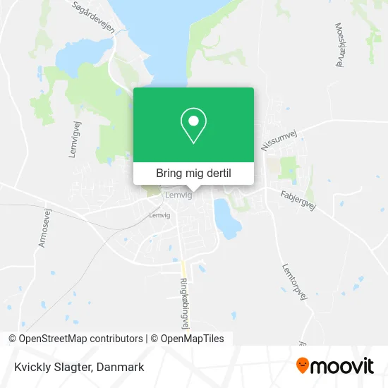 Kvickly Slagter kort