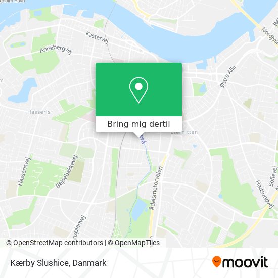 Kærby Slushice kort
