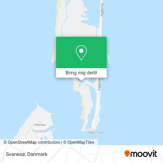 Svanesø kort