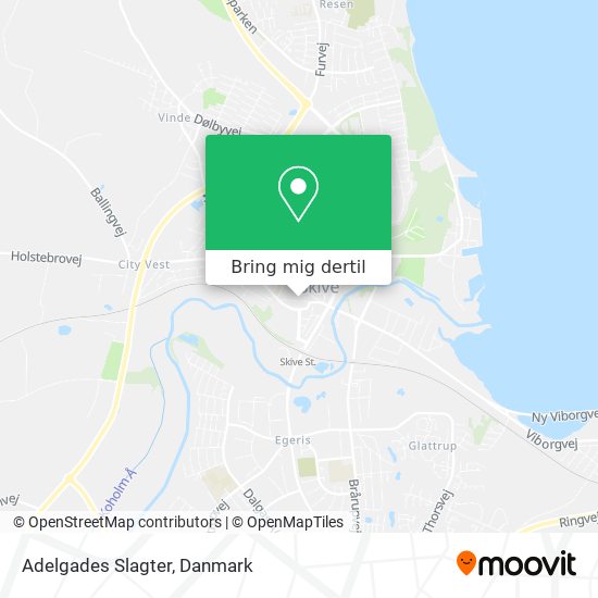 Adelgades Slagter kort
