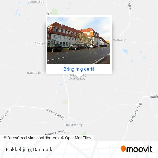 Flakkebjerg kort