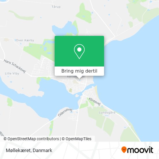 Møllekæret kort