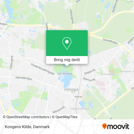 Kongens Kilde kort