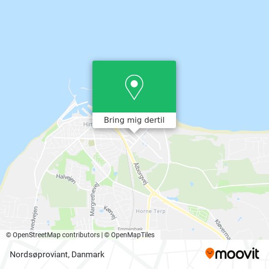 Nordsøproviant kort