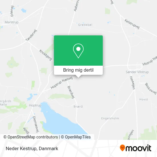 Neder Kestrup kort