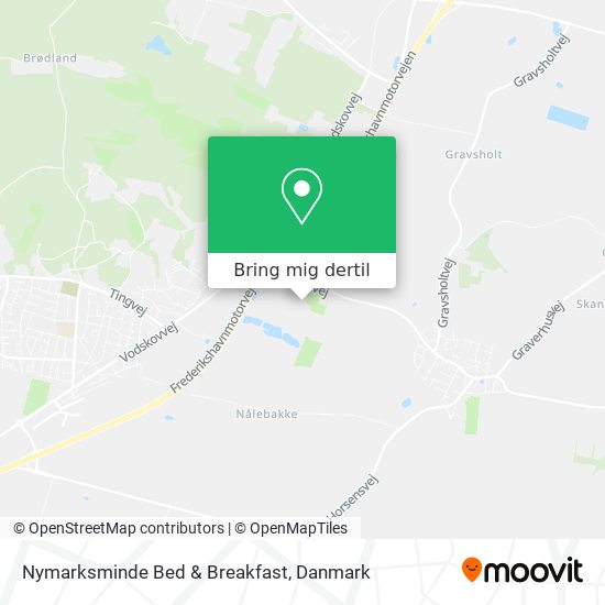 Nymarksminde Bed & Breakfast kort