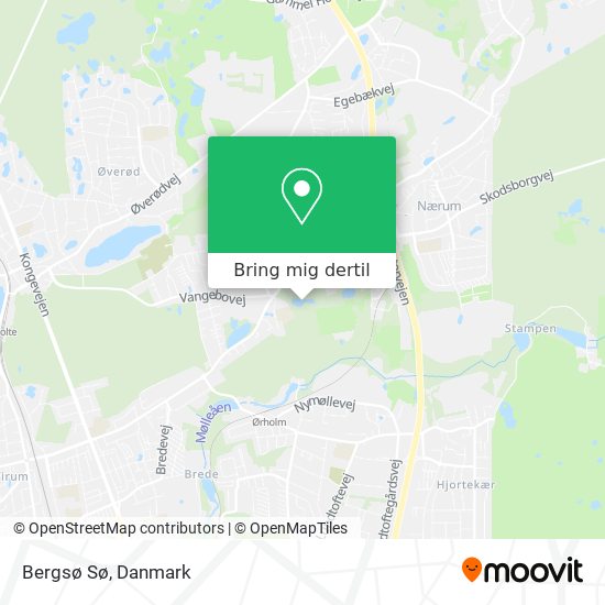 Bergsø Sø kort