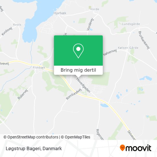 Løgstrup Bageri kort