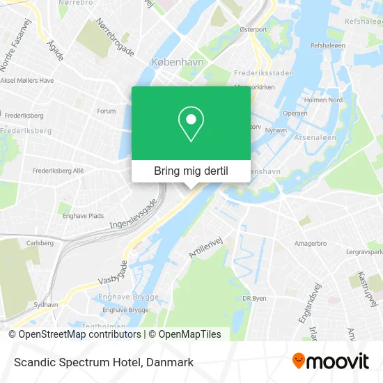 Scandic Spectrum Hotel kort