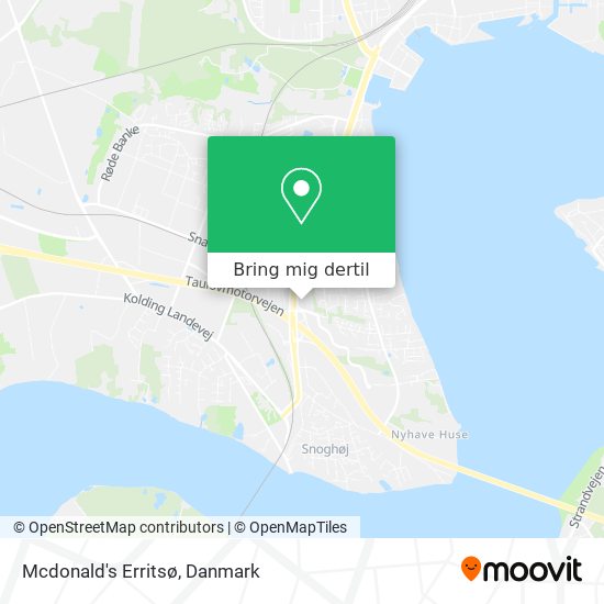 Mcdonald's Erritsø kort