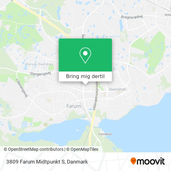 3809 Farum Midtpunkt S kort