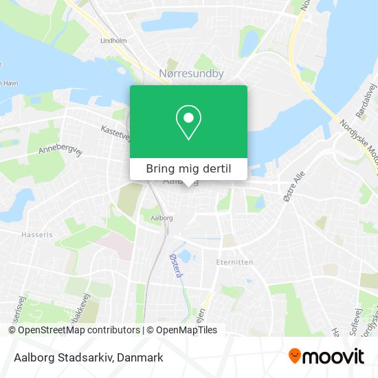 Aalborg Stadsarkiv kort