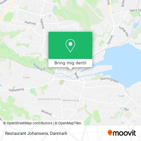 Restaurant Johansens kort