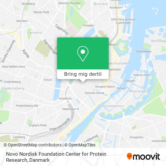 Novo Nordisk Foundation Center for Protein Research kort