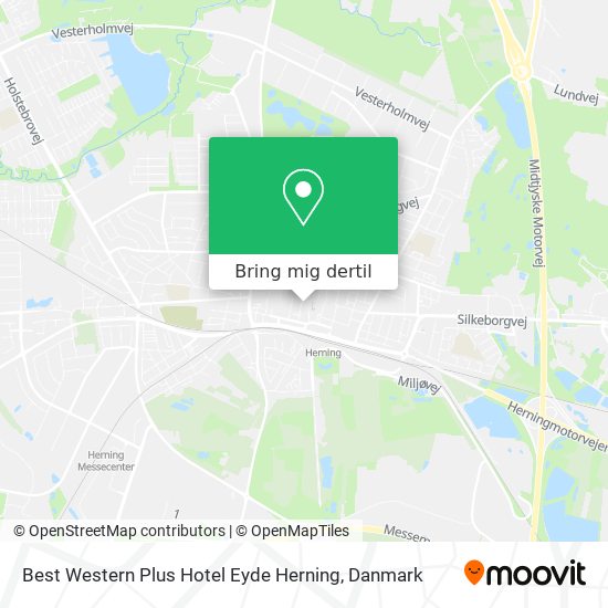 Best Western Plus Hotel Eyde Herning kort