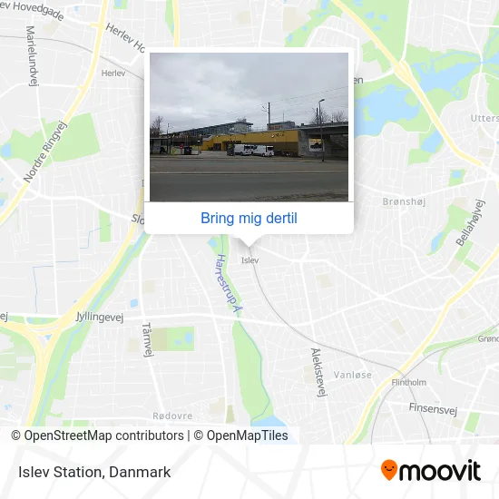 Islev Station kort