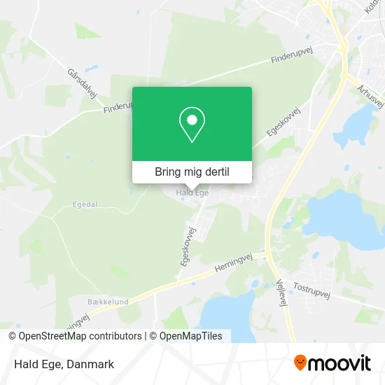 Hald Ege kort