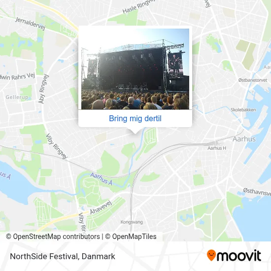 NorthSide Festival kort